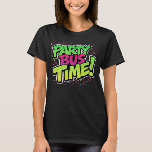 Camiseta Hora do Ônibus da Festa! Celebração das Mulheres