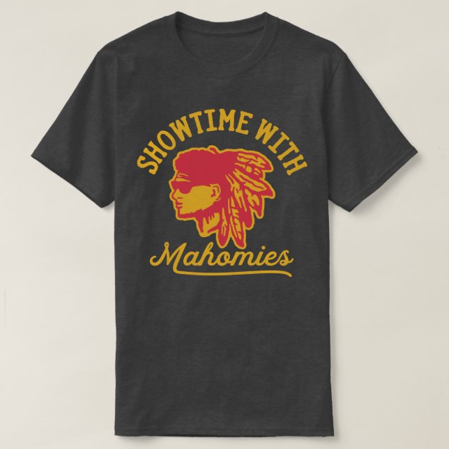 Camiseta Hora do show com Mahomies Patrick Mahomes Kansas (Frente do Design)