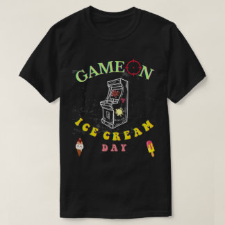 Camiseta HORA DO sorvete: VÍDEO JOGO COLOCA T-Shirt