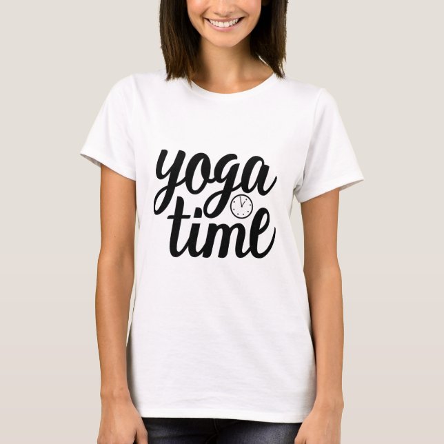 Camiseta Hora do Yoga  (Frente)