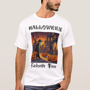 Camiseta hora favorita do halloween