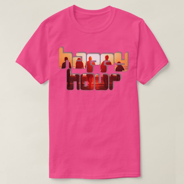 Camiseta hora feliz (Frente do Design)