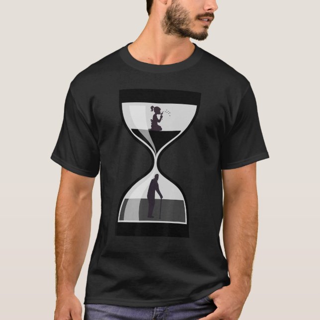 Camiseta Hora Hora da Areia Vidro 4 (Frente)