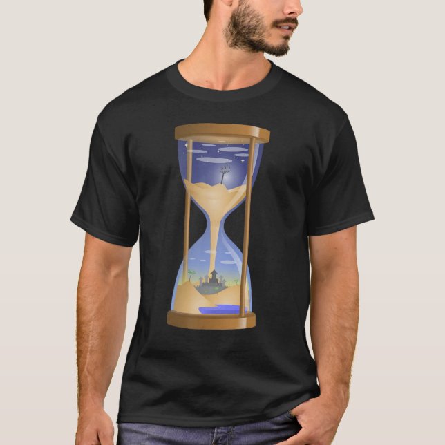 Camiseta Hora Hora da Areia Vidro 9 (Frente)