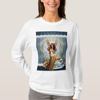 Camiseta Hora para a fada do chá