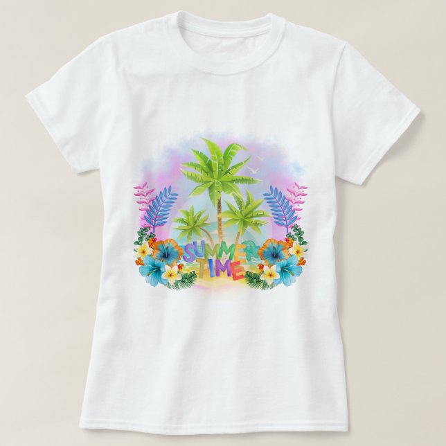 Camiseta Horário de Verão (Frente do Design)