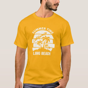 Camiseta Horário de Verão, California Long Beach T-Shirt