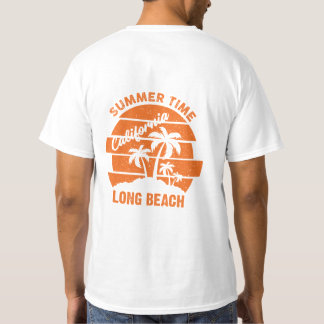 Camiseta Horário de Verão, California Long Beach T-Shirt