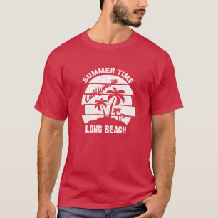 Camiseta Horário de Verão, California Long Beach T-Shirt