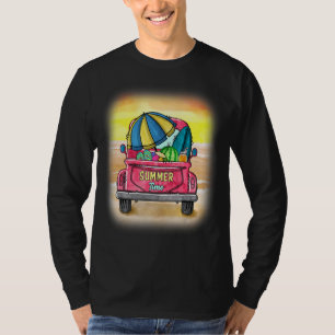 Camiseta Horário de Verão Chinelos de melancia