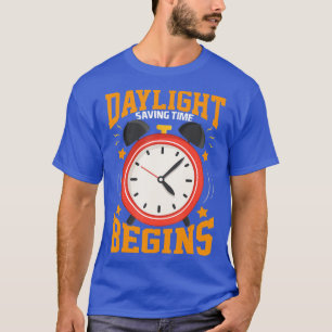 Camiseta Horário de Verão Começa a Hora de Verão