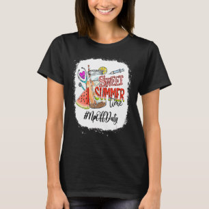 Camiseta Horário de Verão Doce Melancia Np Rn Enfermagem