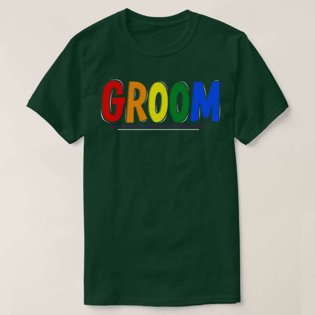 Camiseta Horário do Orgulho LGBTQ (Frente do Design)