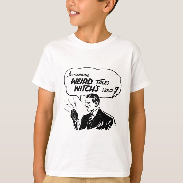 Camiseta Horas das Bruxas de Conversações Estranhas (Frente)