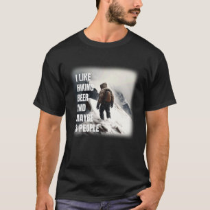 Camiseta Horas de Caminho de Cerveja e Caminho de Montanha