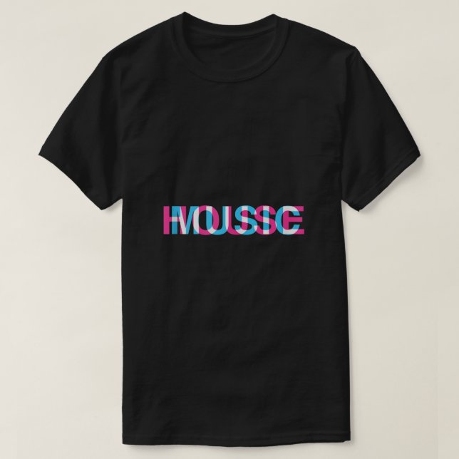 Camiseta Horas de Música da Casa Ilusões Óticas EDM Rave DJ (Frente do Design)