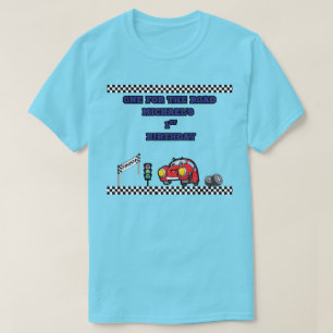 CAMISETA HORIZONTE AZUL PAI UM PARA A FESTA DE CORRIDA