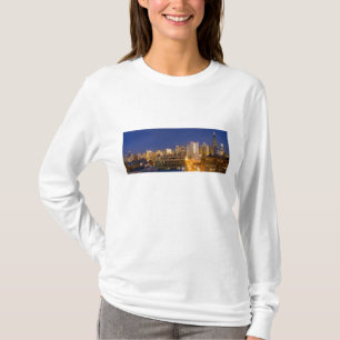 Camiseta Horizonte de Chicago, Illinois, fotografado do Wes