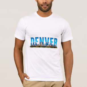 Camiseta Horizonte de Denver Colorado Montanha Memórias de