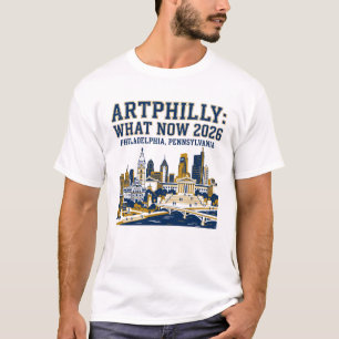 Camiseta Horizonte de Filadélfia sobre a Orla do Rio Schuyl