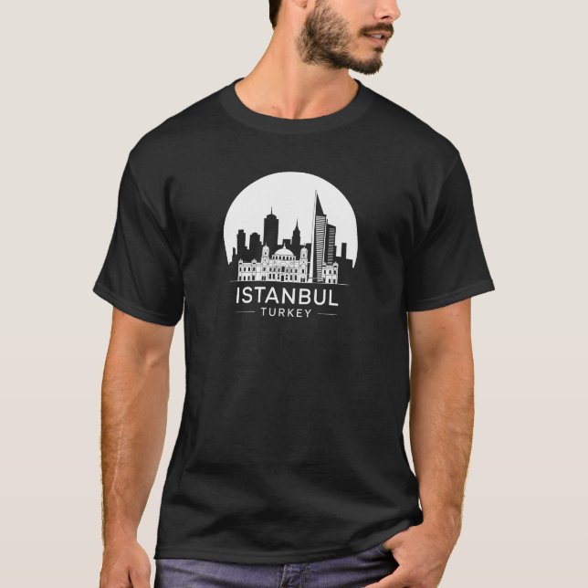 Camiseta Horizonte de Istambul Turquia (Frente)