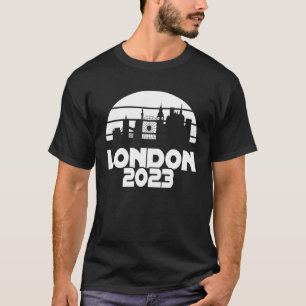 Camiseta Horizonte de Londres Cidade adorável Londres 2023