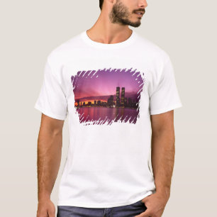 Camiseta Horizonte de Manhattan e Rio Hudson, Nova York,