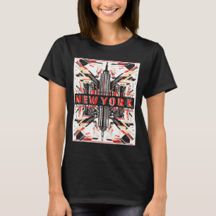 Camiseta Horizonte de Nova York punk grunge vintage retro g