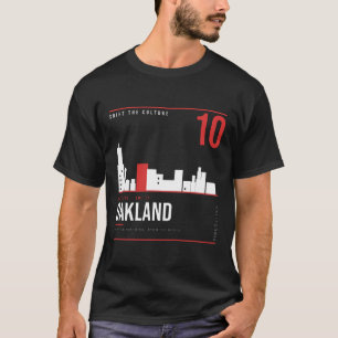 Camiseta Horizonte de Oakland Califórnia ShiftTape Vol 10
