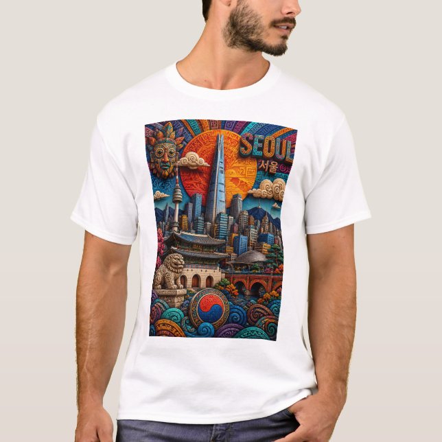 CAMISETA HORIZONTE DE SEUL (Frente)