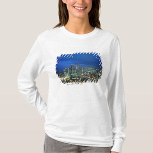 Camiseta Horizonte de Singapura à noite, Singapura