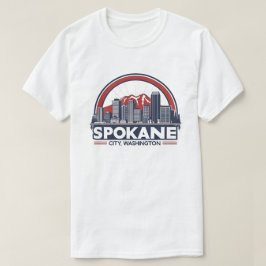 Camiseta Horizonte de Spokane Washington DC