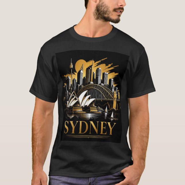 Camiseta Horizonte de Sydney (Frente)