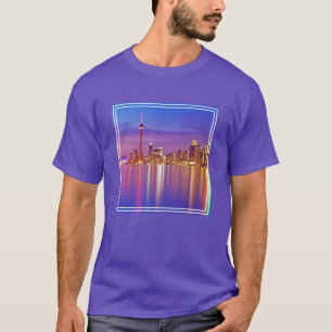 Camiseta Horizonte de Toronto ao Crepúsculo