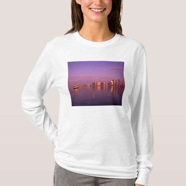 Camiseta Horizonte de Toronto, Ontário, Canadá (Frente)