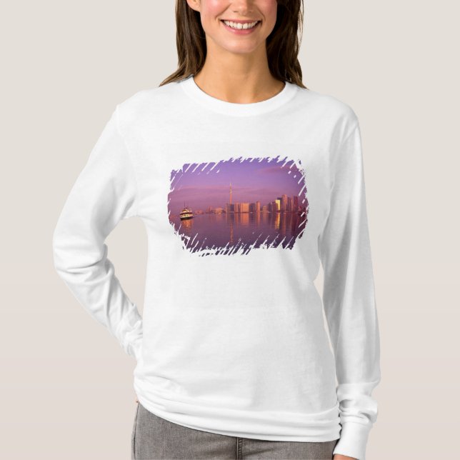 Camiseta Horizonte de Toronto, Ontário, Canadá (Frente)