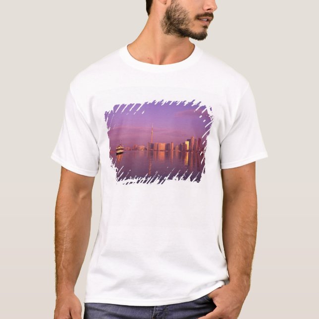 Camiseta Horizonte de Toronto, Ontário, Canadá (Frente)