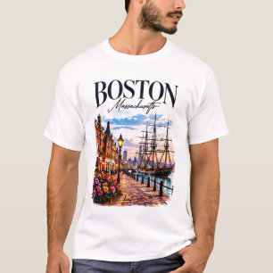 Camiseta Horizonte Histórico de Boston