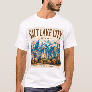 Camiseta Horizonte Montanhoso de Salt Lake City