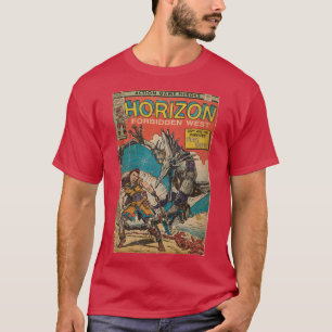 Camiseta Horizonte Proibido arte de fã-cobrir ocidental
