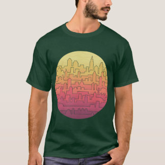 Camiseta Horizonte retrô