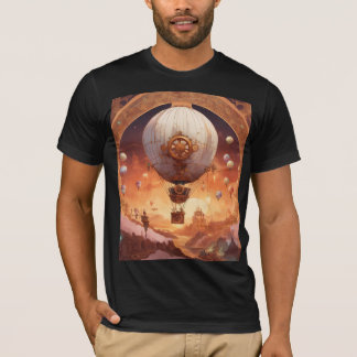 Camiseta Horizontes em alta velocidade: Balão de ar quente