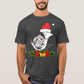Camiseta Horn Christmas Pajamas Music Instrument