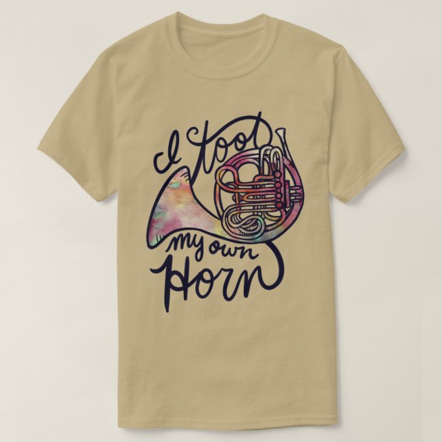 Camiseta Horn Humor francês (Frente do Design)