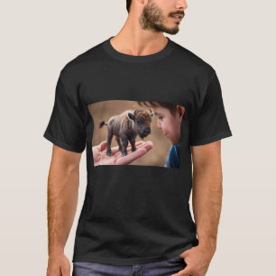 Camiseta Hornbill on Hand Wating Child - Tee Único