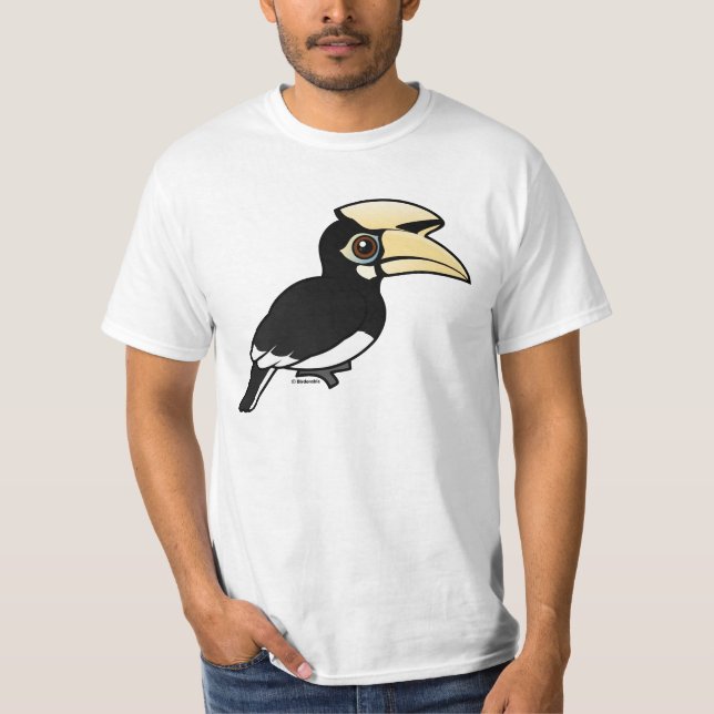 Camiseta Hornbill Pied oriental (Frente)