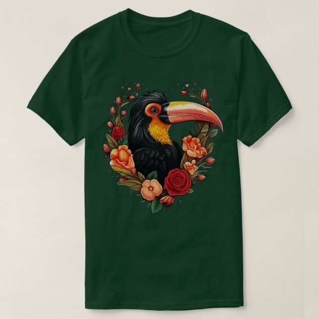 Camiseta Hornbill Valentine Day (Frente do Design)