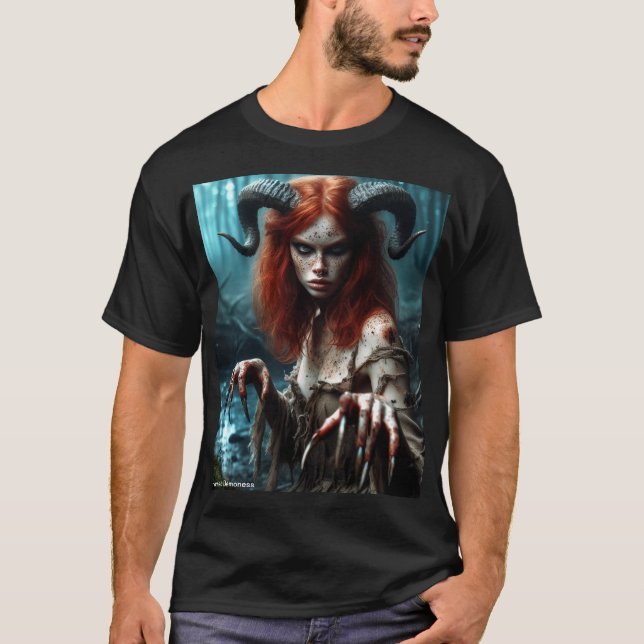 Camiseta Horned Demoness image (Frente)