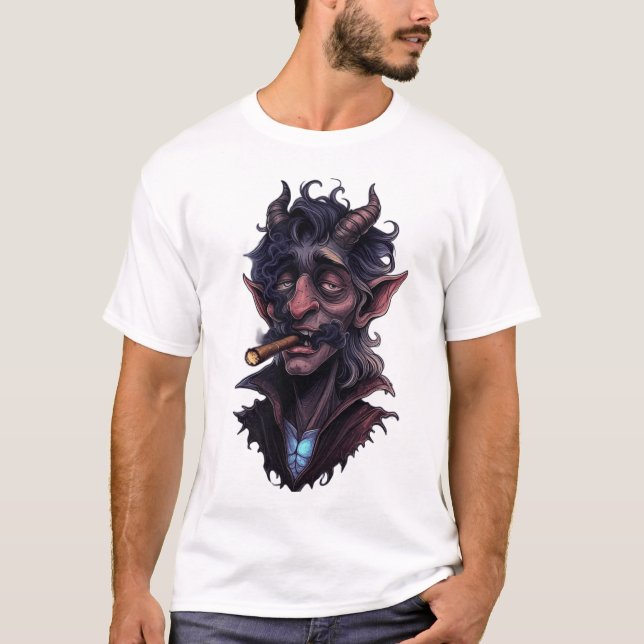 Camiseta Horned Mystical Ghoul (Frente)
