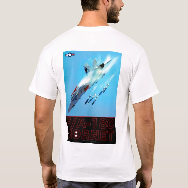 CAMISETA HORNET F/A-18C (Verso)